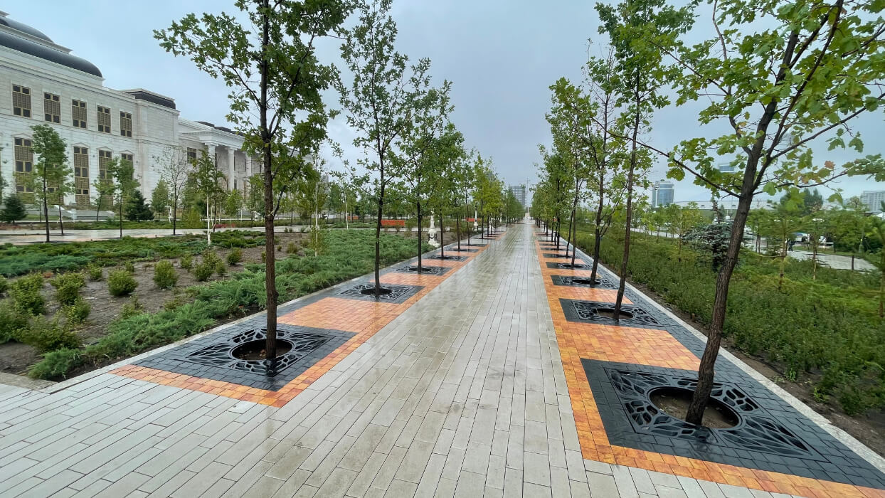 Приствольная решетка для дерева ZKING CRUST 1.2х1.2м Черная в Копейске фото