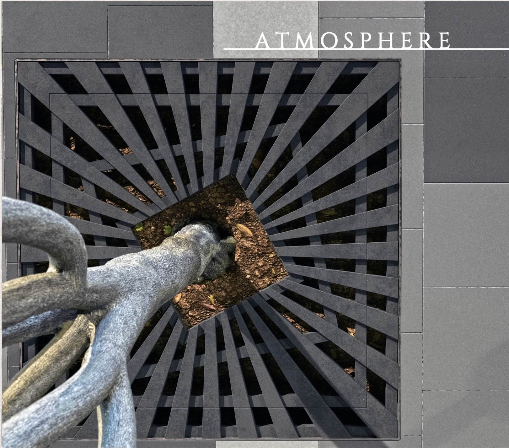 Приствольная решетка для дерева ZKING ATMOSPHERE 1.2х1.2м Черная в Копейске фото