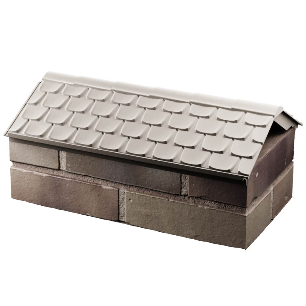 Парапет Zking Эльбрус Бежевый с посадкой на 1 кирпич (255мм) в Копейске фото