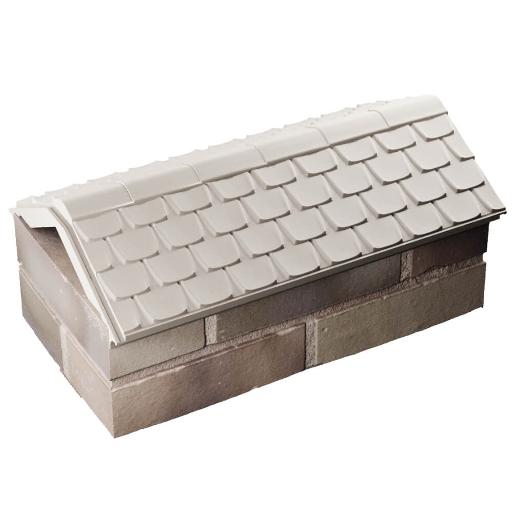 Парапет Zking Эльбрус Бежевый с посадкой на 1 кирпич (255мм) в Копейске фото