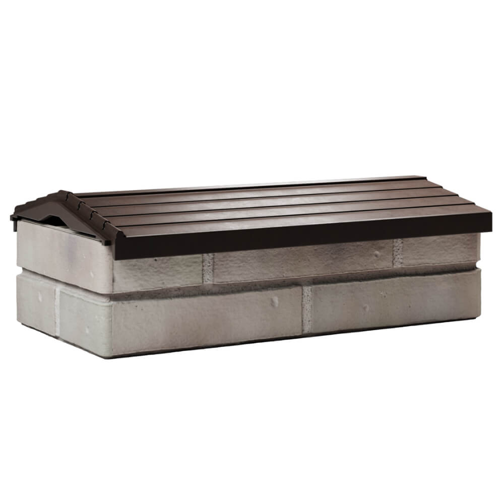 Парапет Zking Бона ХайТек Коричневый с посадкой на 1 кирпич (200/225/255мм) Копейск фото