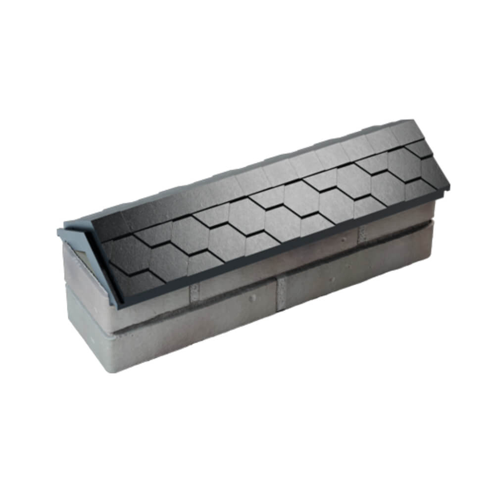 Парапет Zking Эверест Черный с посадкой на 0.5 кирпича (130мм) в Копейске фото