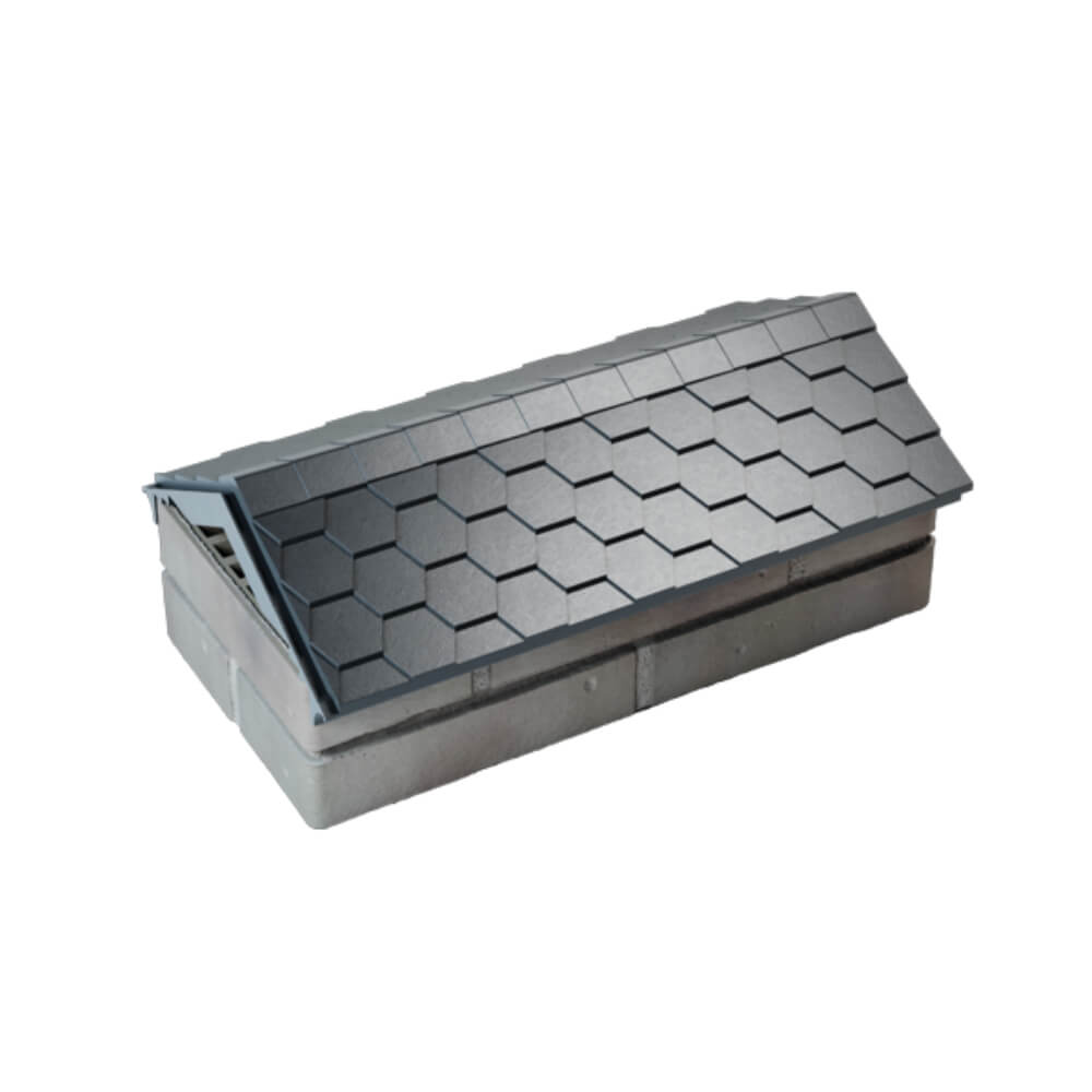 Парапет Zking Эверест Серый с посадкой на 1 кирпич (200/225/255мм) в Копейске фото