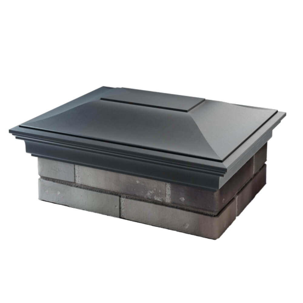 Колпак Zking Монблан Серый на столб 2х1.5 кирпича (515х385мм) в Копейске фото