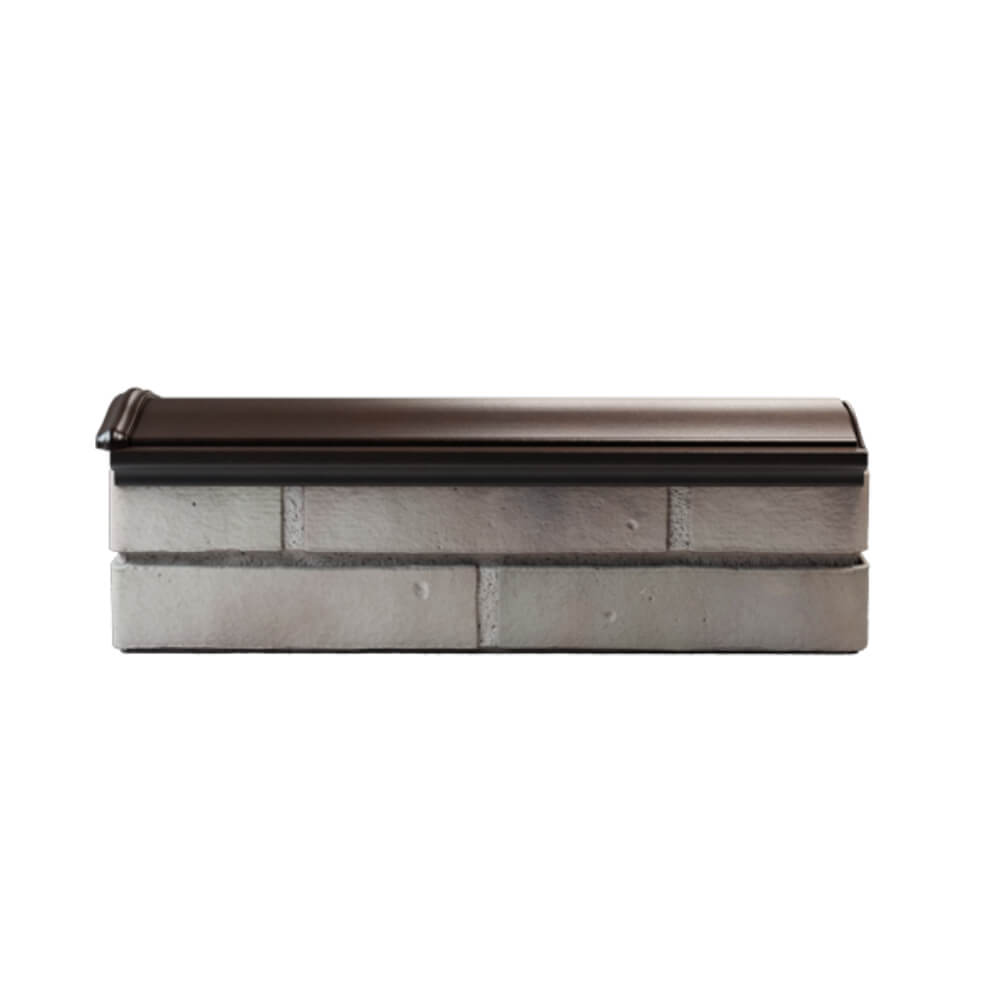 Парапет Zking Монблан Коричневый посадка на 0.5 кирпича (130мм) в Копейске фото