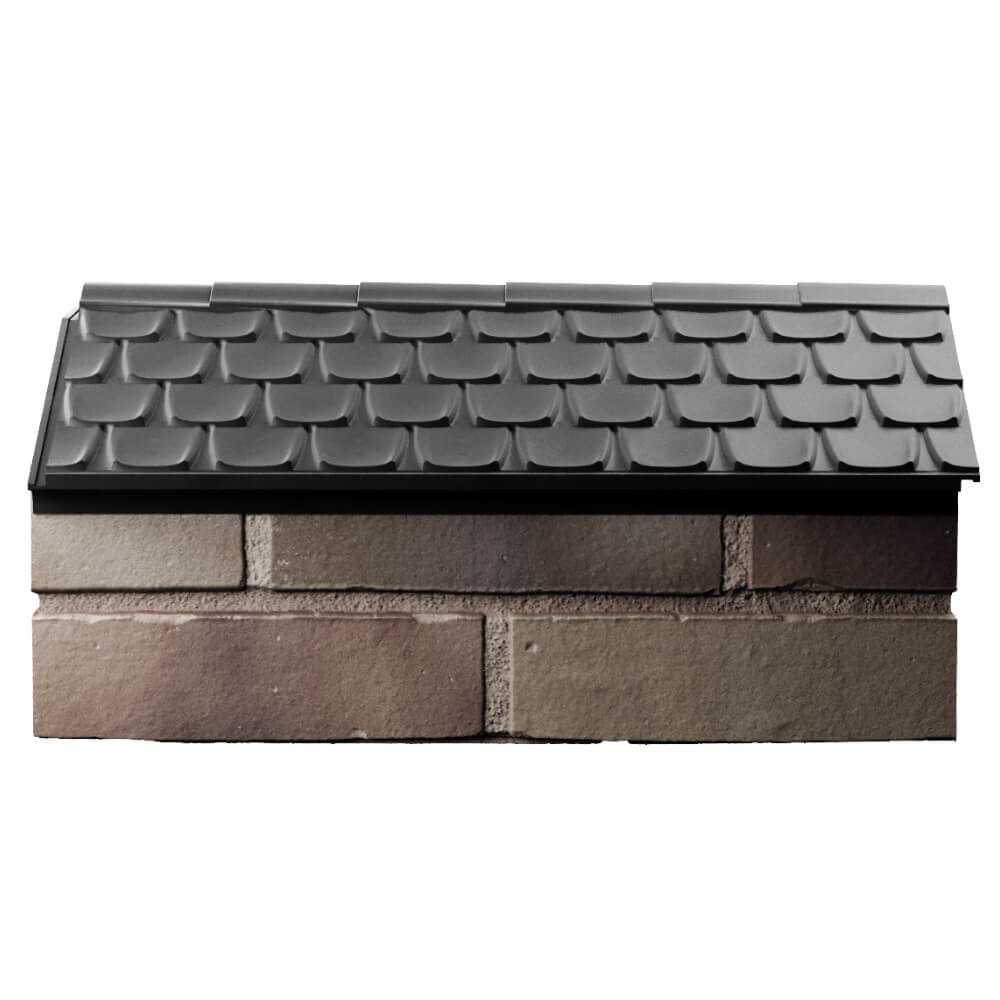 Парапет Zking Эльбрус Серый с посадкой на 1 кирпич (255мм) в Копейске фото