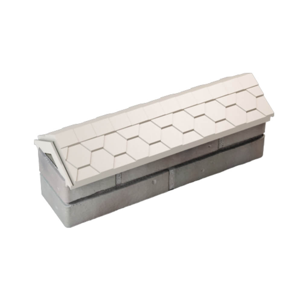 Парапет Zking Эверест Бежевый с посадкой на 0.5 кирпича (130мм) в Копейске фото