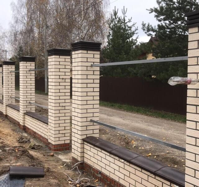 Колпак Zking Бона ХайТек Коричневый на столб 1.5х1.5 кирпича (385х385мм) в Копейске фото