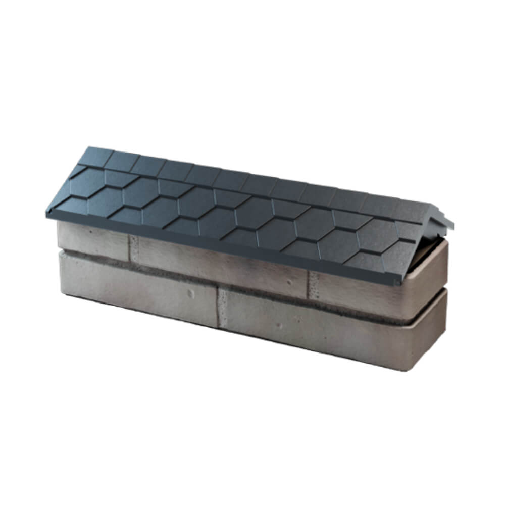 Парапет Zking Эверест Серый с посадкой на 0.5 кирпича (130мм) в Копейске фото