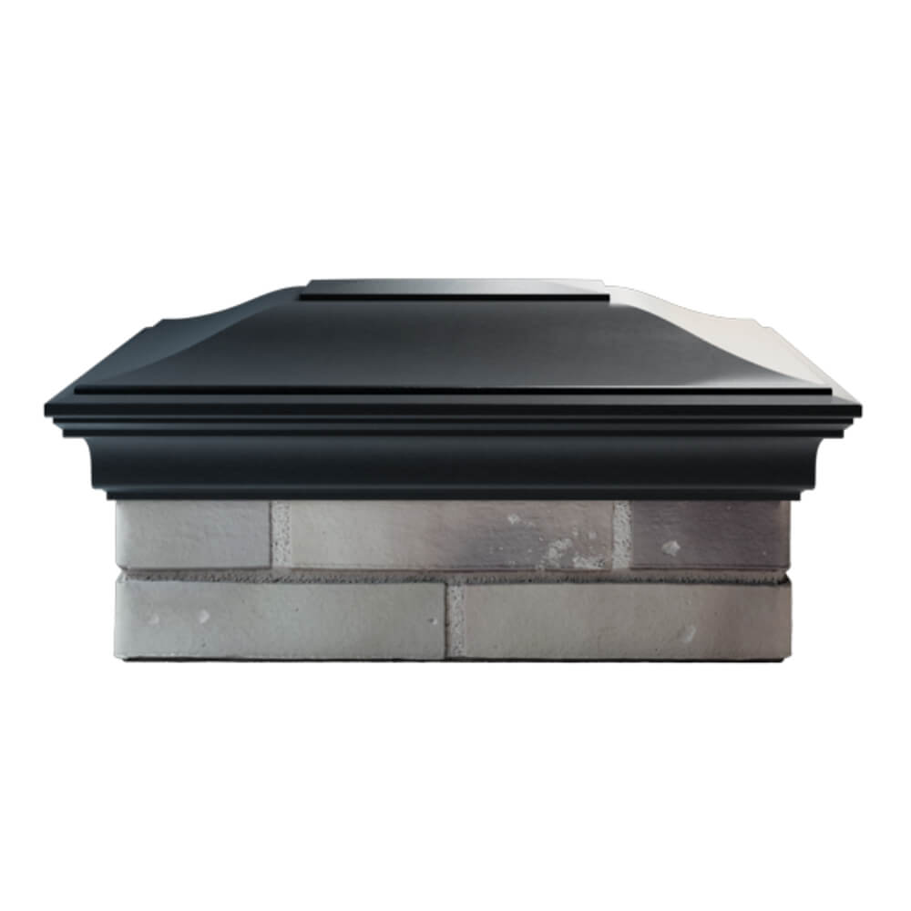Колпак Zking Монблан Черный на столб 2х1.5 кирпича (515х385мм) в Копейске фото
