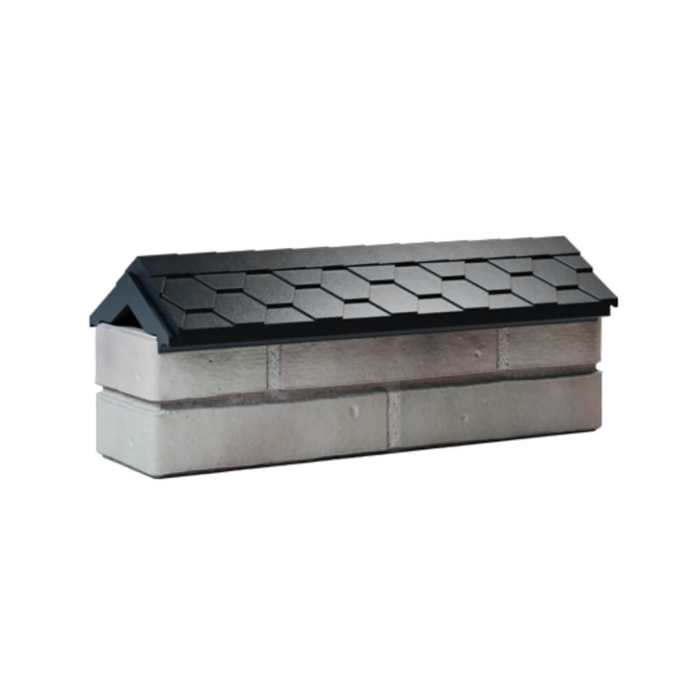 Парапет Zking Эверест Черный с посадкой на 0.5 кирпича (130мм) Копейск фото