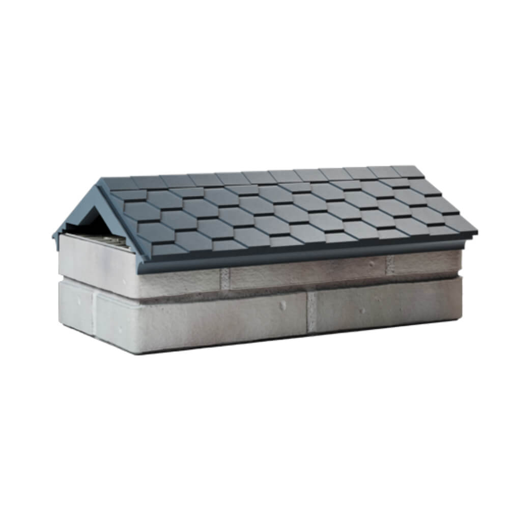 Парапет Zking Эверест Серый с посадкой на 1 кирпич (200/225/255мм) Копейск фото