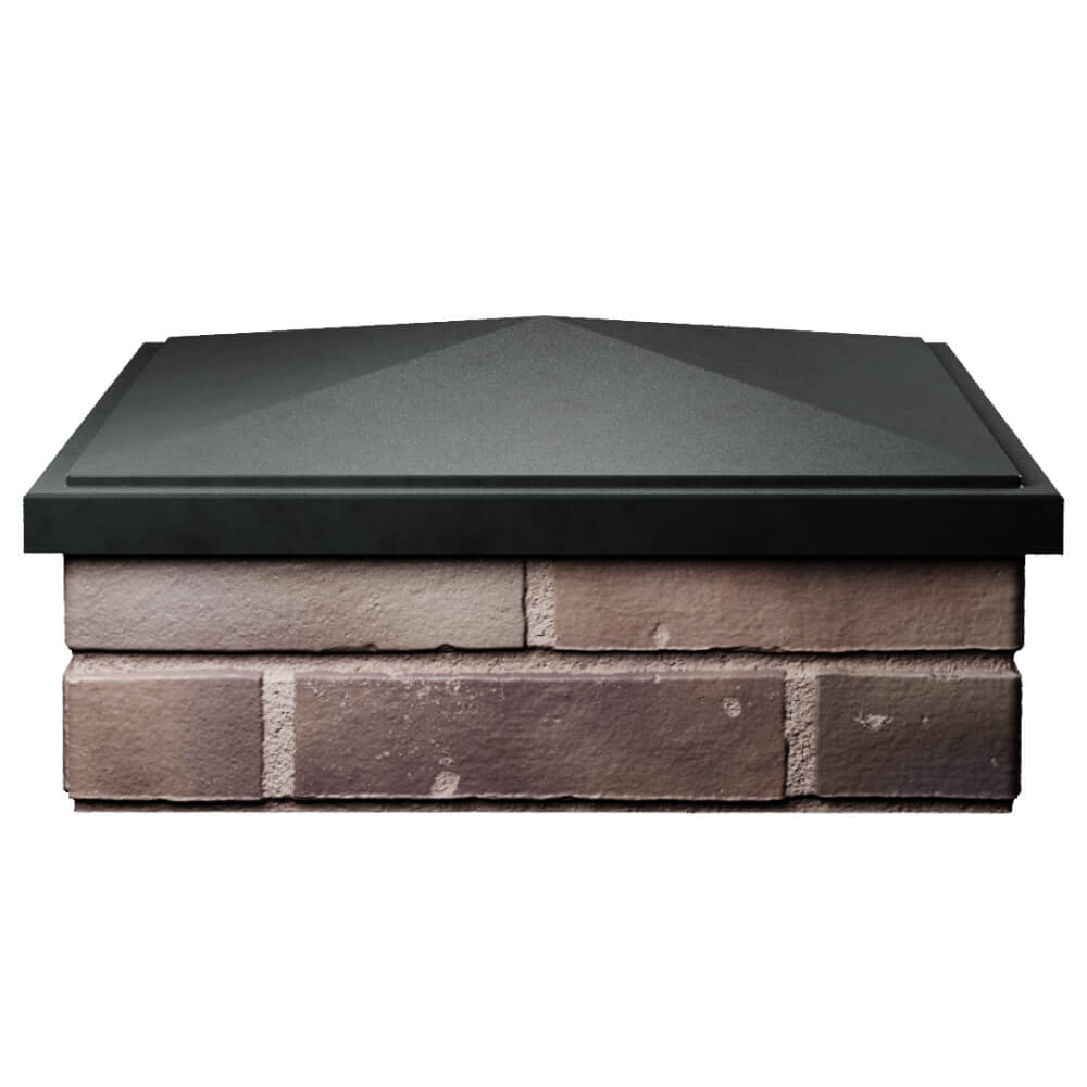 Колпак Zking БонаМоно Черный на столб 2х2 кирпича (515х515, 530х530мм) Копейск фото