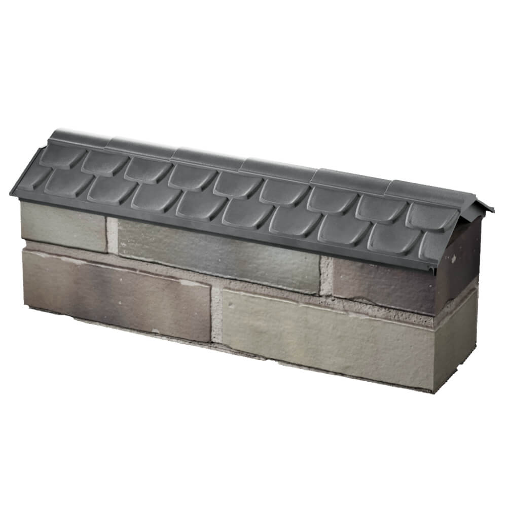 Парапет Zking Эльбрус Серый с посадкой на 0.5 кирпича (130мм) в Копейске фото