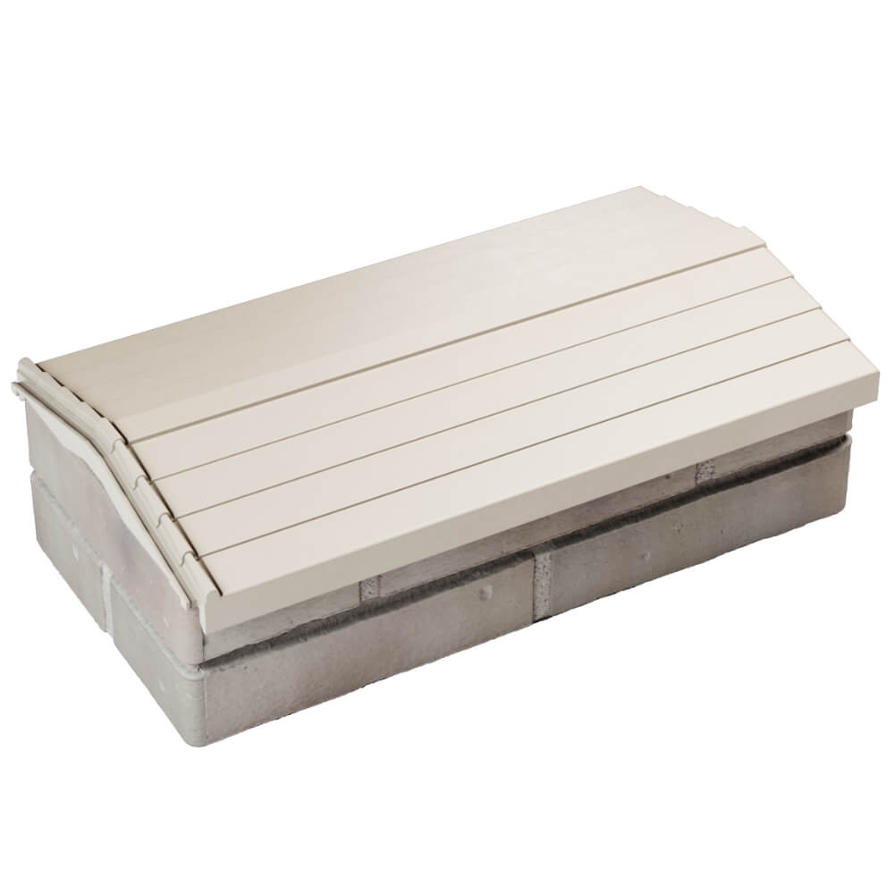 Парапет Zking Бона ХайТек Бежевый с посадкой на 1 кирпич (200/225/255мм) в Копейске фото