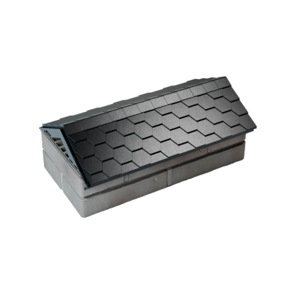 Парапет Zking Эверест Черный с посадкой на 1 кирпич (200/225/255мм) в Копейске фото