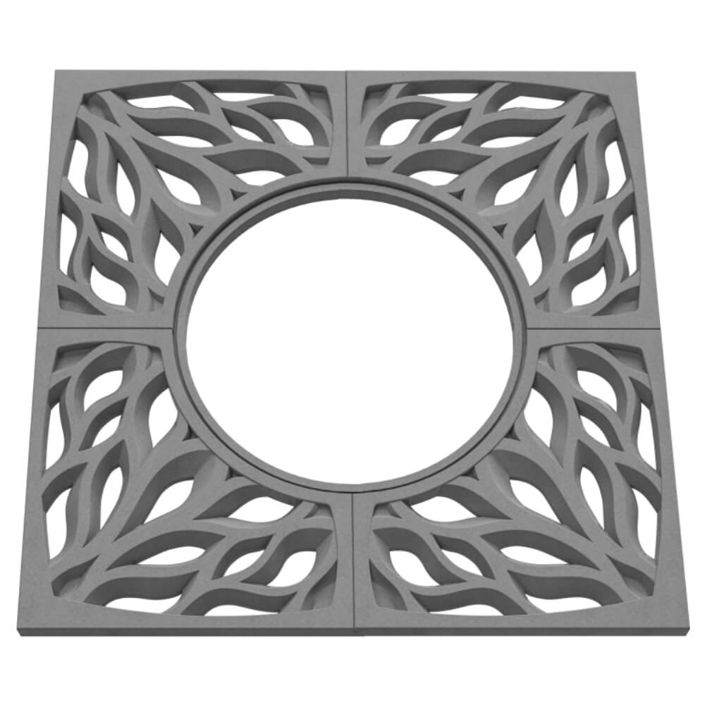 Приствольная решетка для дерева ZKING CRUST 1.2х1.2м Серая в Копейске фото