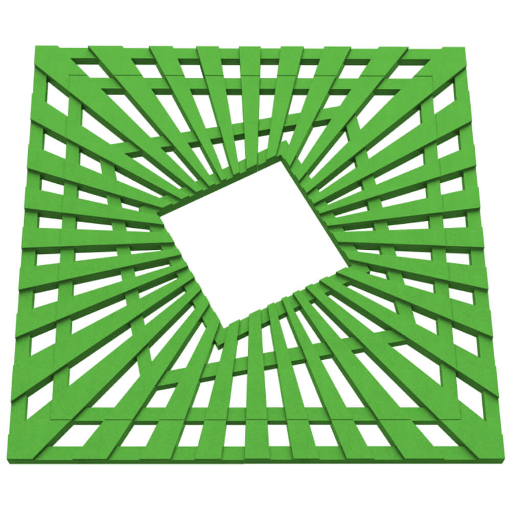 Приствольная решетка для дерева ZKING ATMOSPHERE 1.2х1.2м Зеленая в Копейске фото