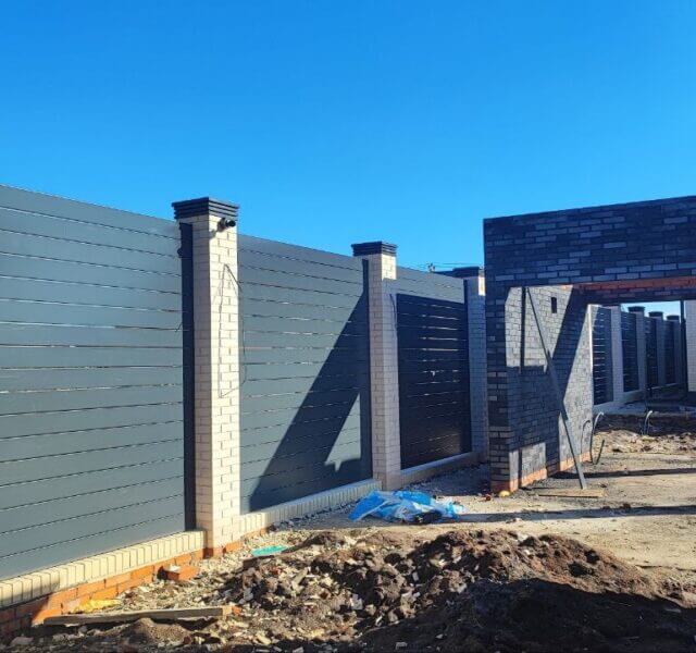 Колпак Zking Бона ХайТек Серый на столб 1.5х1.5 кирпича (385х385мм) в Копейске фото