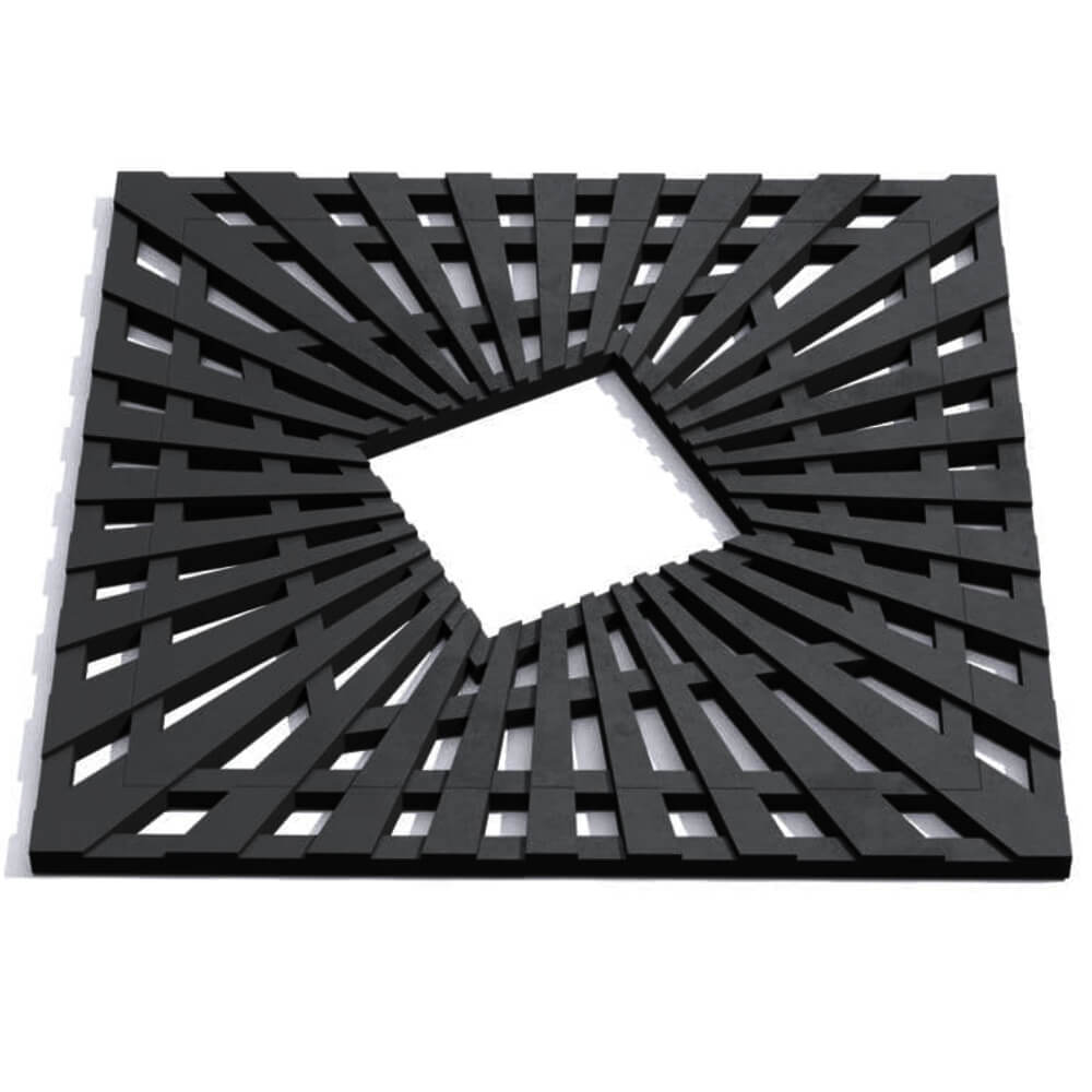 Приствольная решетка для дерева ZKING ATMOSPHERE 1.2х1.2м Черная Копейск фото