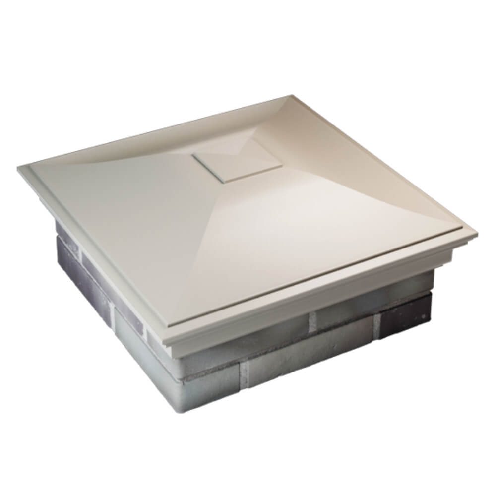 Колпак Zking Монблан Бежевый на столб 2х2 кирпича (515х515мм) Копейск фото