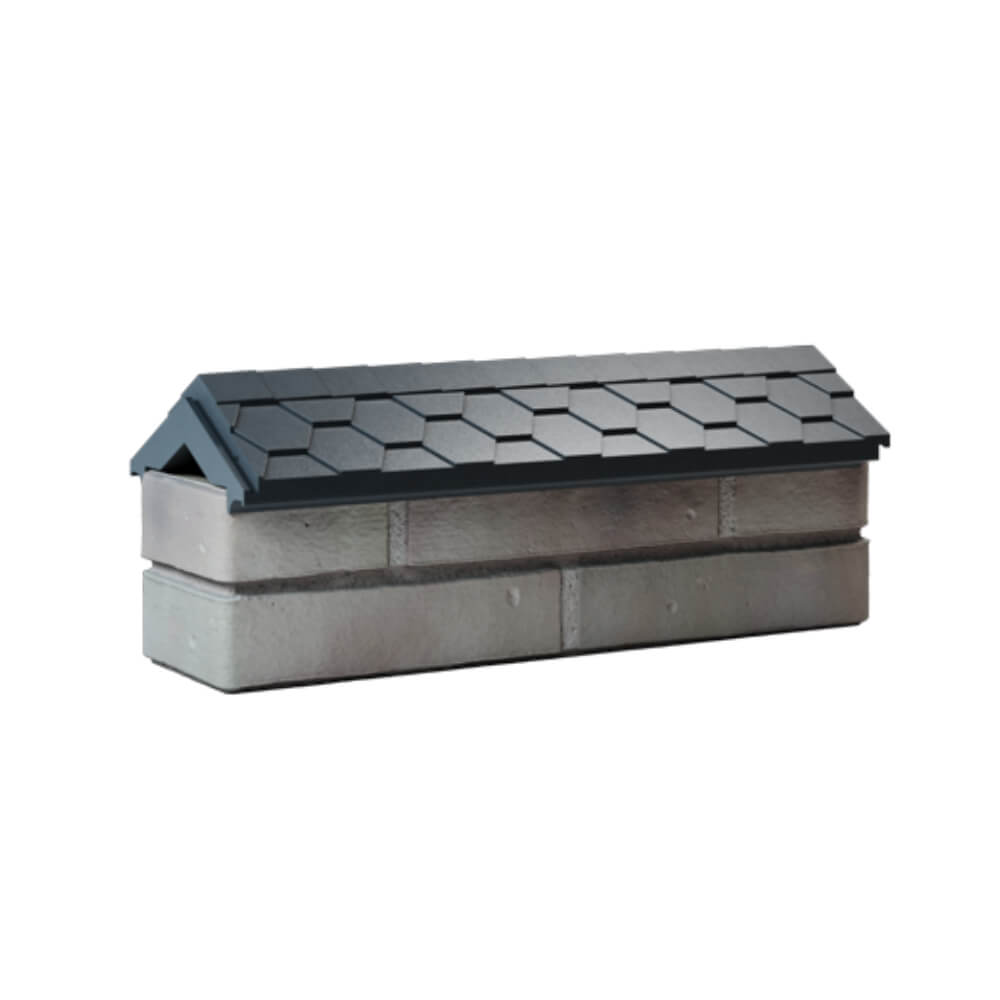 Парапет Zking Эверест Серый с посадкой на 0.5 кирпича (130мм) Копейск фото