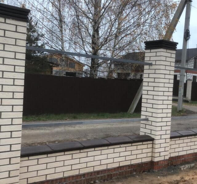 Колпак Zking Бона ХайТек Коричневый на столб 1.5х1.5 кирпича (385х385мм) в Копейске фото