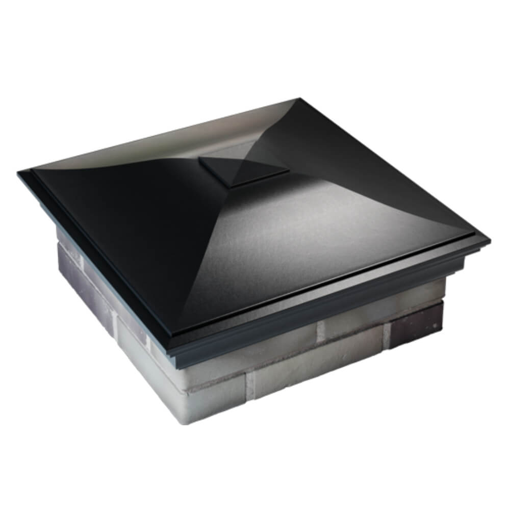 Колпак Zking Монблан Черный на столб 2х2 кирпича (515х515мм) Копейск фото