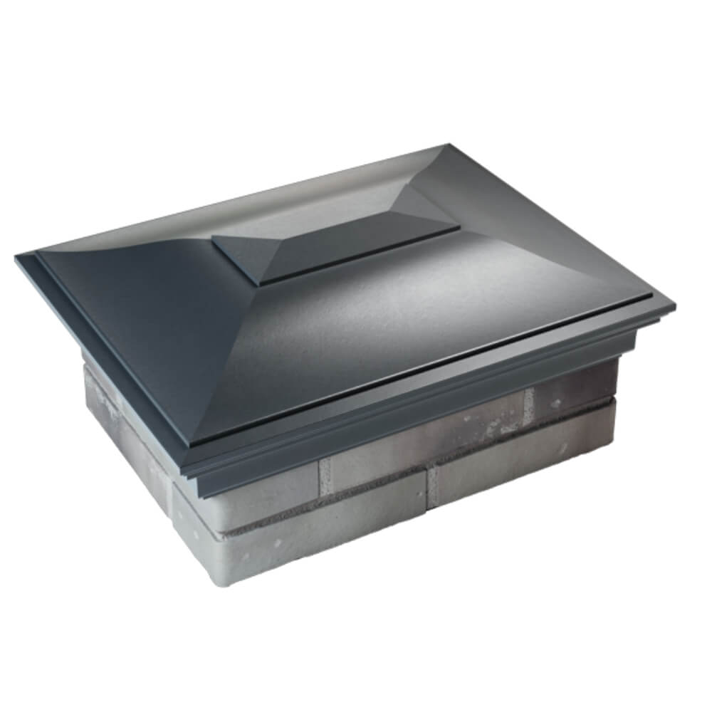 Колпак Zking Монблан Серый на столб 2х1.5 кирпича (515х385мм) Копейск фото