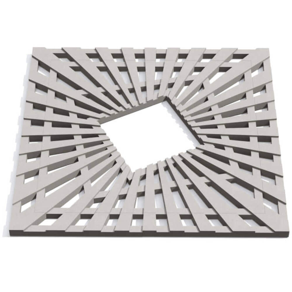 Приствольная решетка для дерева ZKING ATMOSPHERE 1.2х1.2м Бежевая Копейск фото