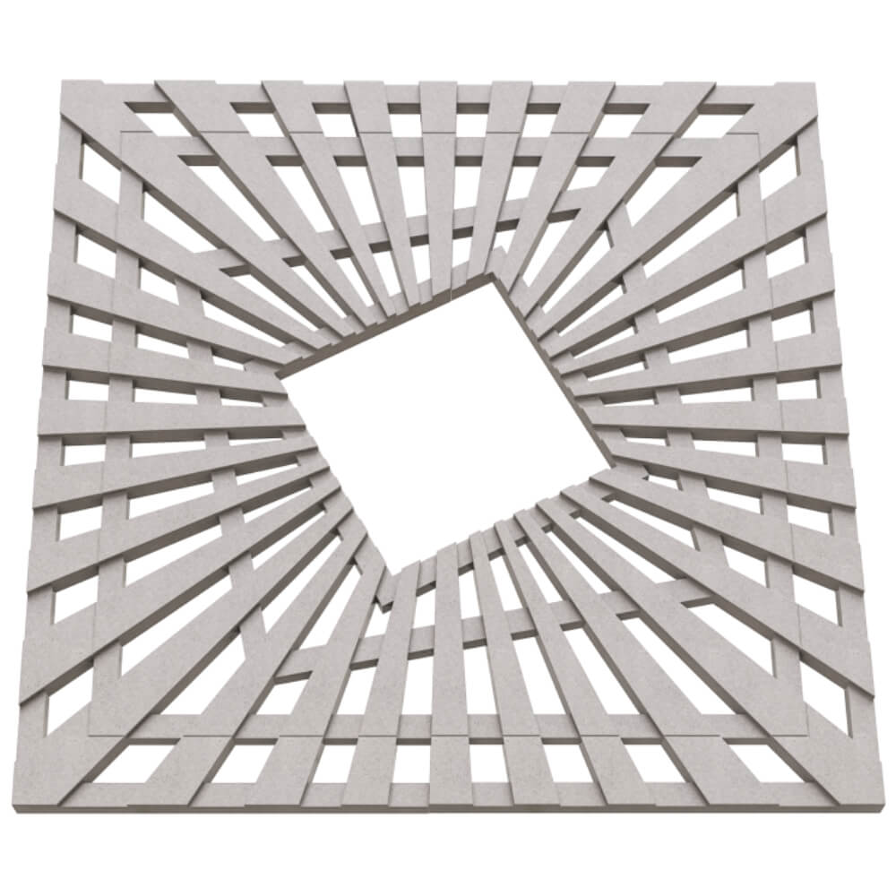 Приствольная решетка для дерева ZKING ATMOSPHERE 1.2х1.2м Бежевая в Копейске фото