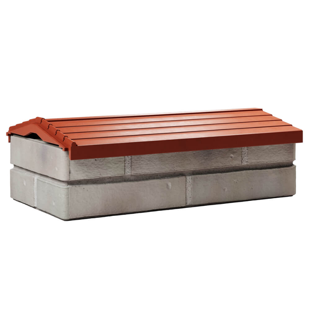 Парапет Zking Бона ХайТек Красный с посадкой на 1 кирпич (200/225/255мм) в Копейске фото