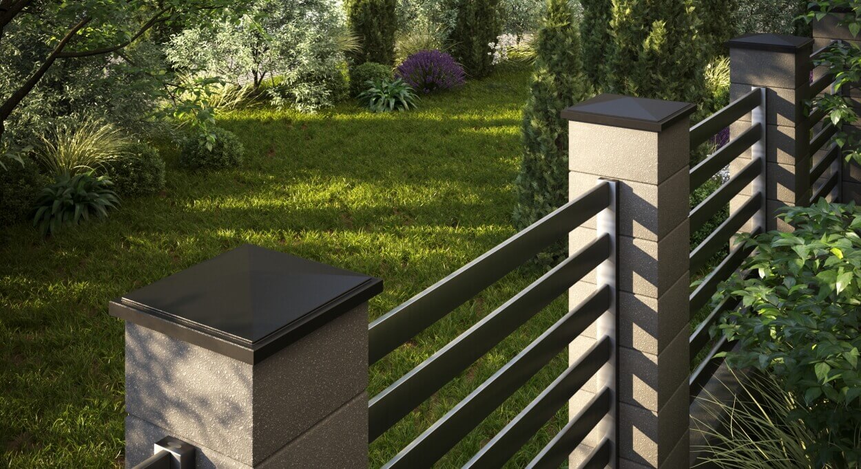 Колпак Zking БонаМоно Коричневый на столб 1.5х1.5 кирпича (385х385, 400х400мм) в Копейске фото