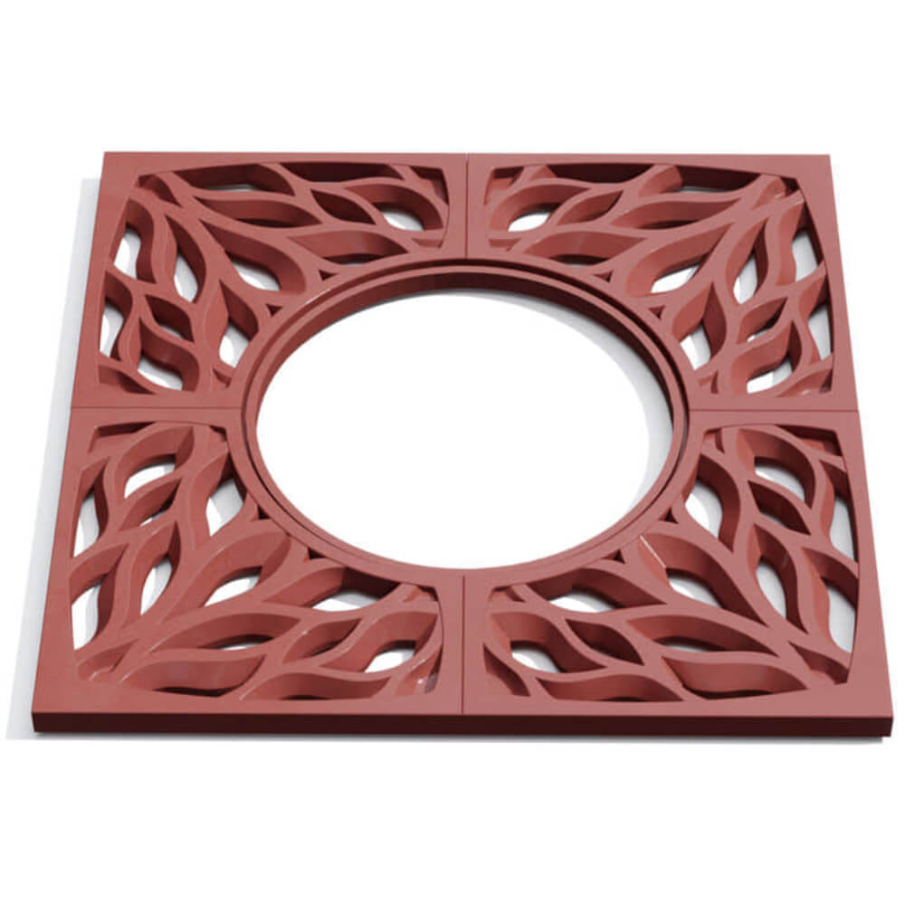 Приствольная решетка для дерева ZKING CRUST 1.2х1.2м Красная Копейск фото