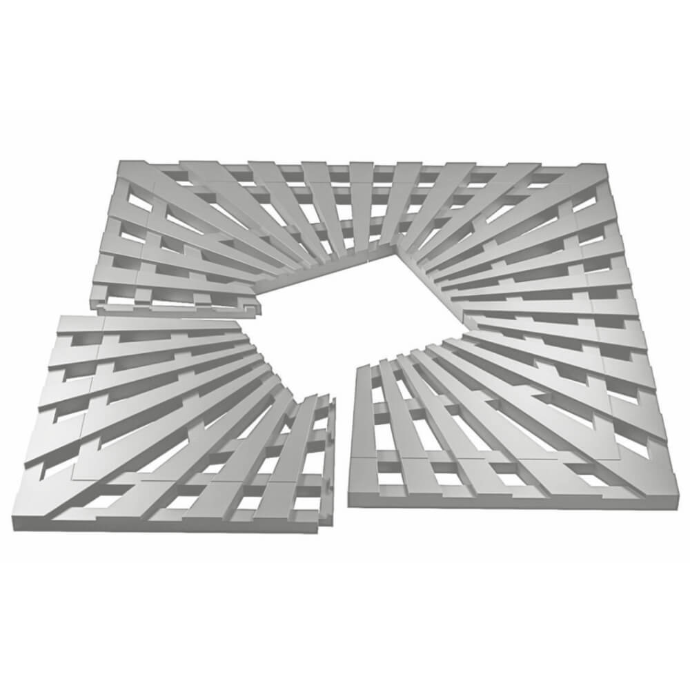 Приствольная решетка для дерева ZKING ATMOSPHERE 1.2х1.2м Бежевая в Копейске фото