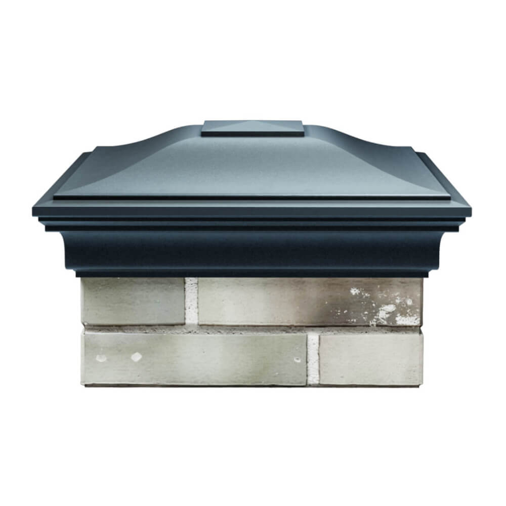 Колпак Zking Монблан Серый на столб 1.5х1.5 еврокирпича 0.7НФ (355х355мм) Копейск фото