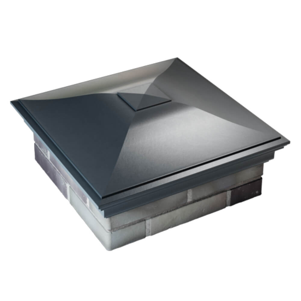 Колпак Zking Монблан Серый на столб 2х2 кирпича (515х515мм) Копейск фото