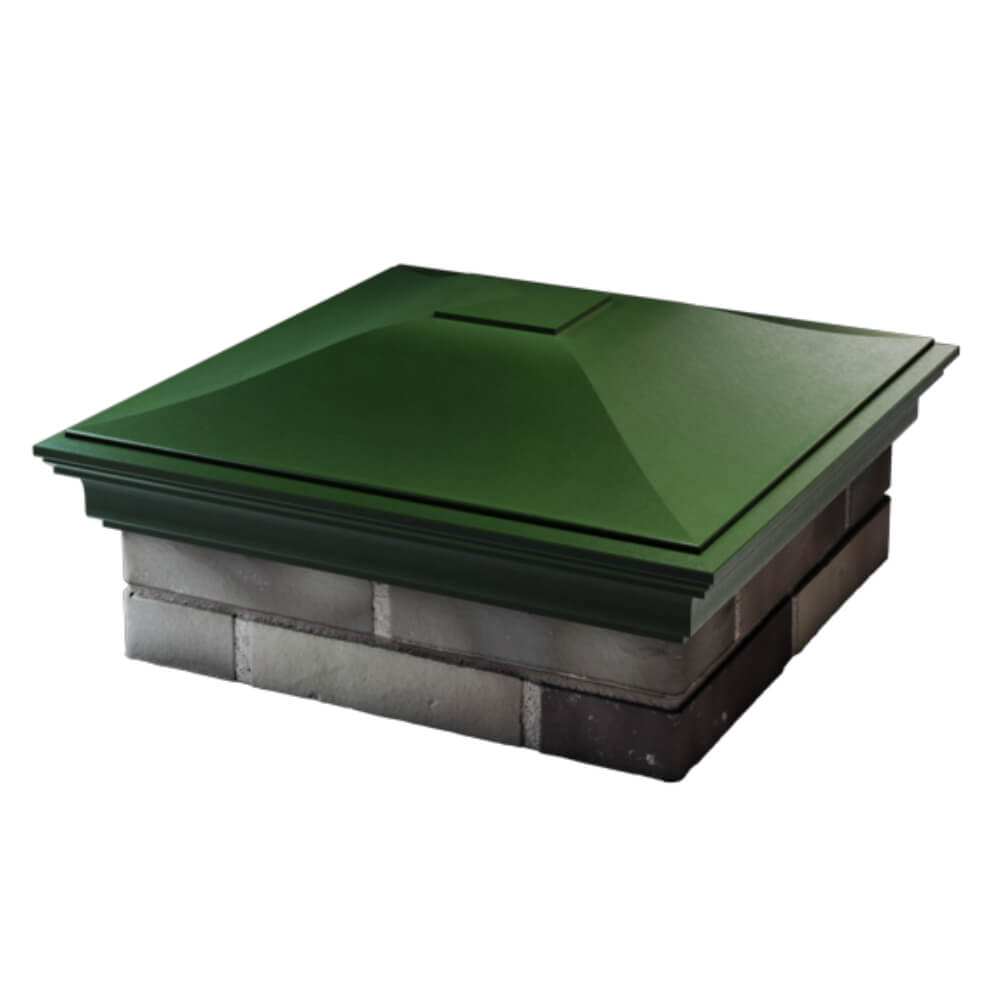 Колпак Zking Монблан Зеленый на столб 2х2 кирпича (515х515мм) в Копейске фото