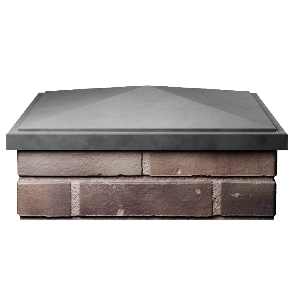 Колпак Zking БонаМоно Серый на столб 2х2 кирпича (515х515, 530х530мм) Копейск фото