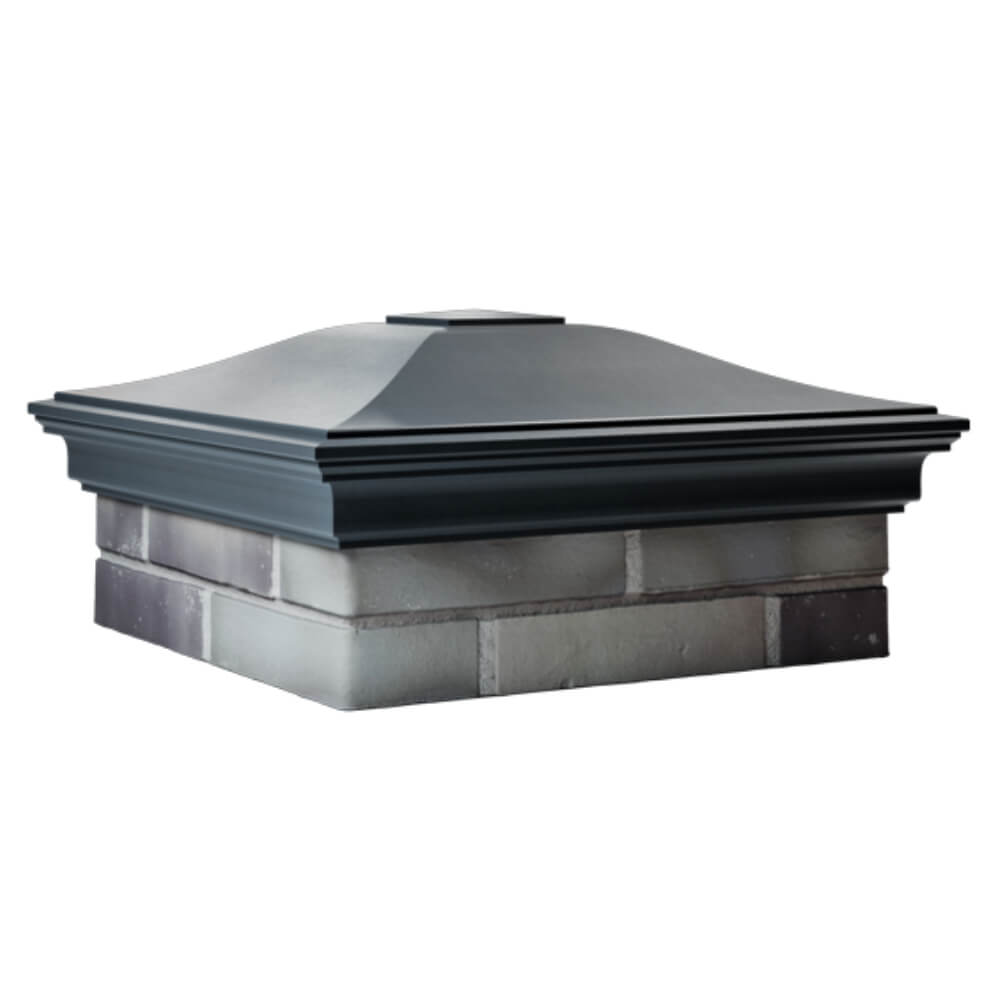 Колпак Zking Монблан Серый на столб 2х2 кирпича (515х515мм) в Копейске фото