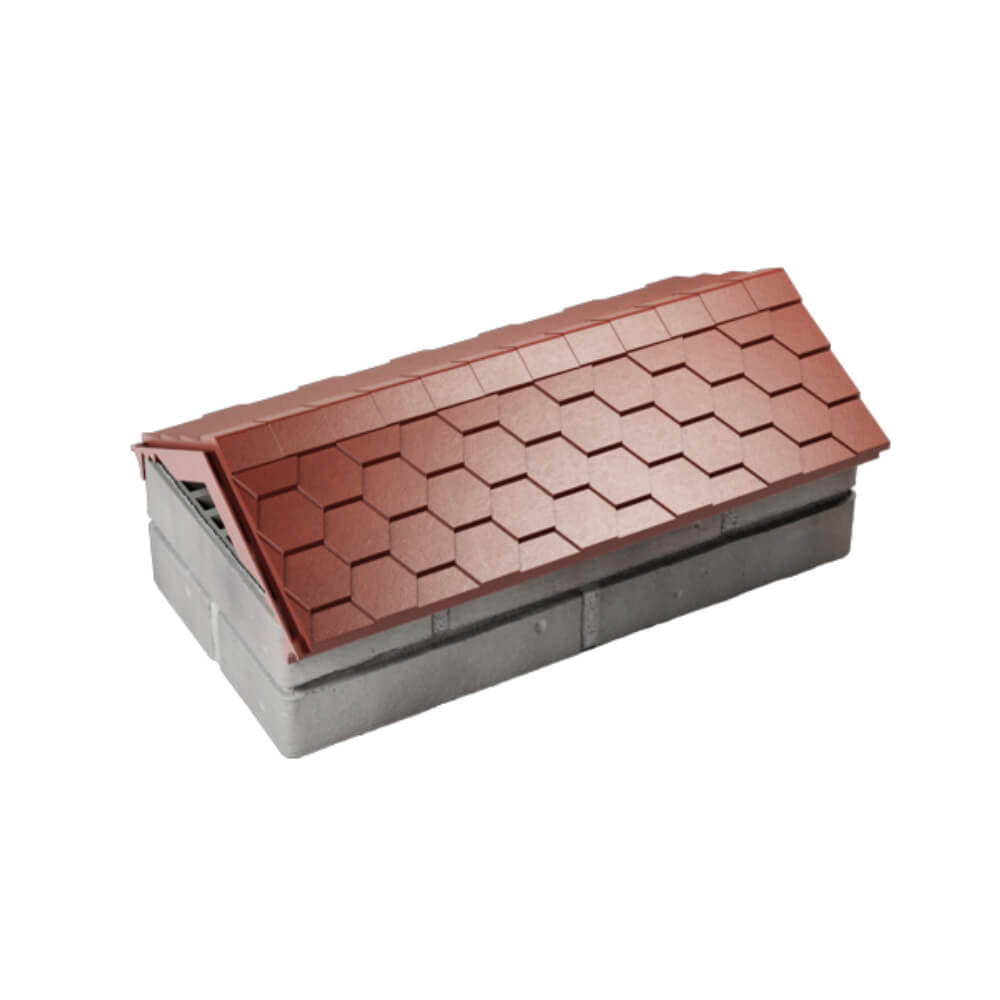 Парапет Zking Эверест Красный с посадкой на 1 кирпич (200/225/255мм) в Копейске фото