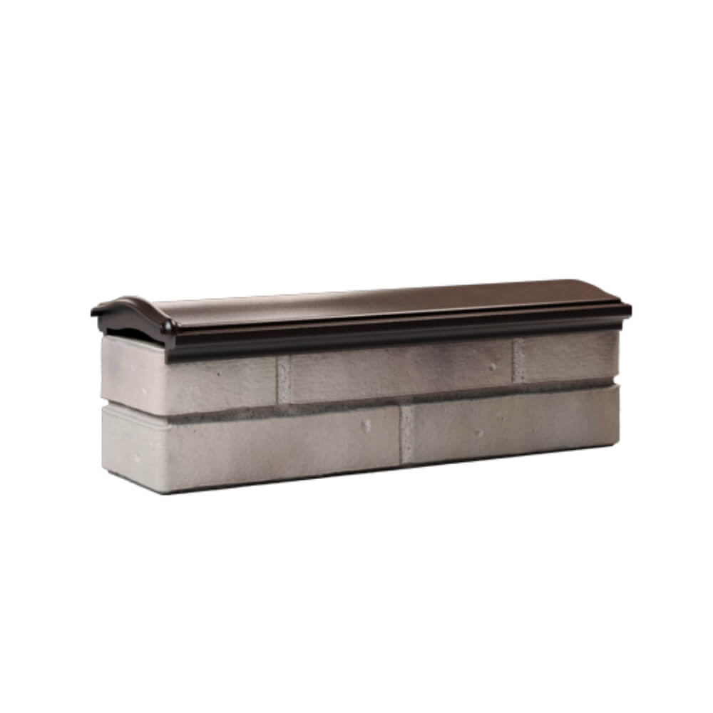 Парапет Zking Монблан Коричневый посадка на 0.5 кирпича (130мм) Копейск фото