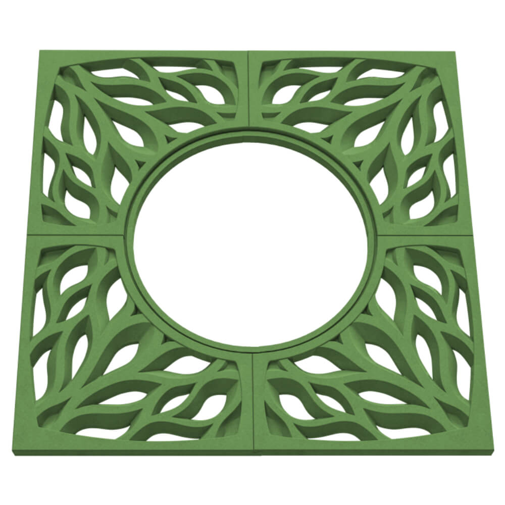 Приствольная решетка для дерева ZKING CRUST 1.2х1.2м Зеленая в Копейске фото