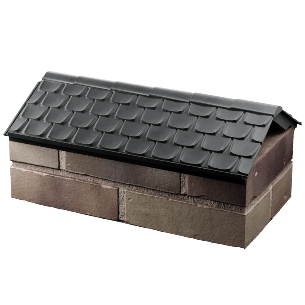 Парапет Zking Эльбрус Серый с посадкой на 1 кирпич (255мм) в Копейске фото