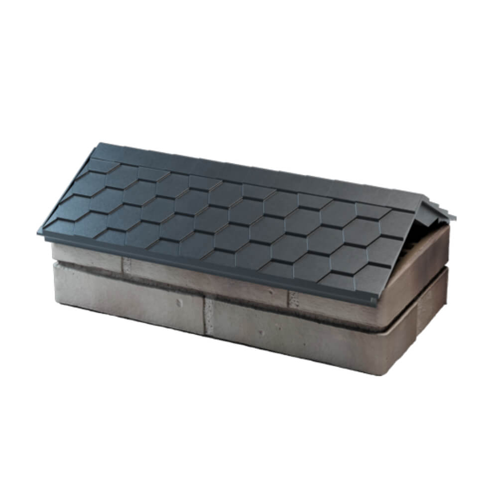 Парапет Zking Эверест Серый с посадкой на 1 кирпич (200/225/255мм) в Копейске фото