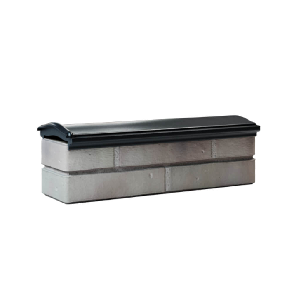 Парапет Zking Монблан Черный посадка на 0.5 кирпича (130мм) Копейск фото