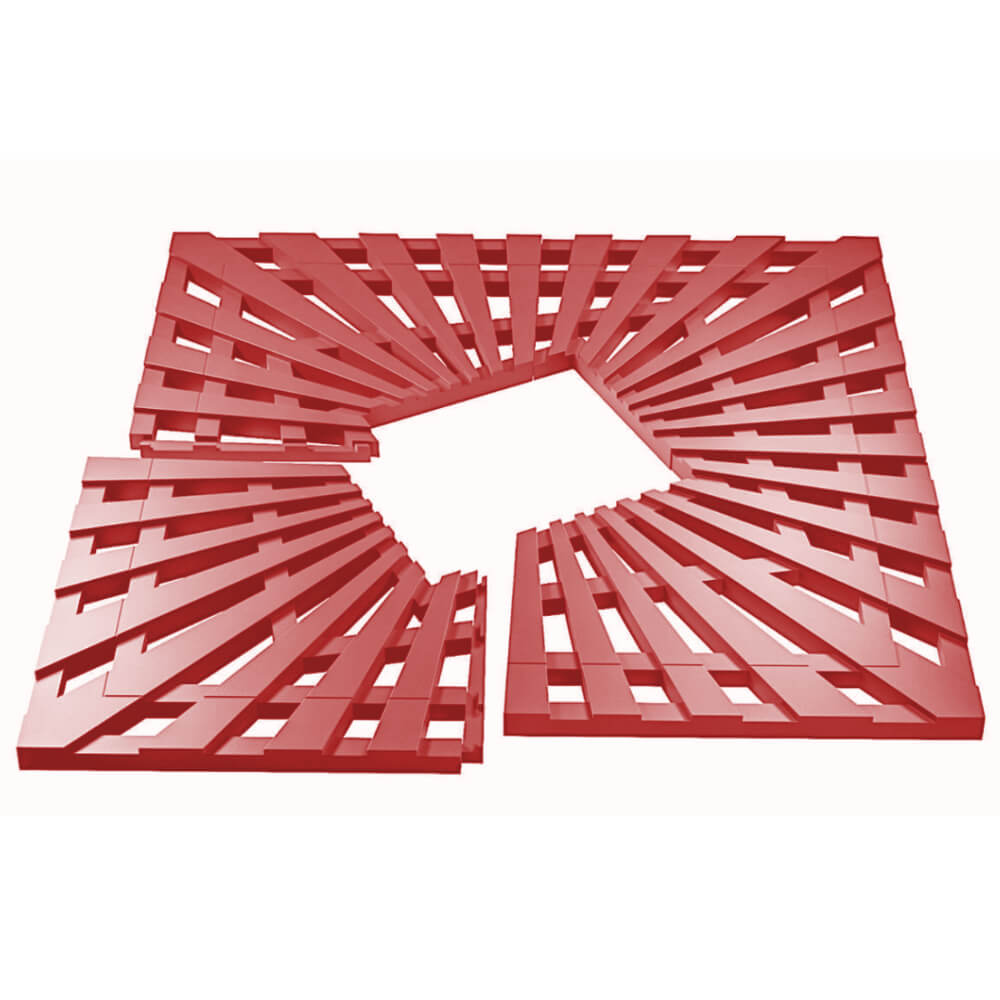 Приствольная решетка для дерева ZKING ATMOSPHERE 1.2х1.2м Красная в Копейске фото