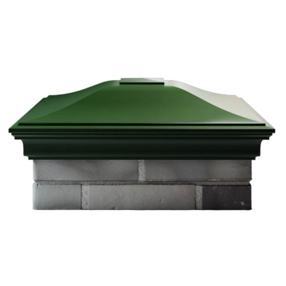 Колпак Zking Монблан Зеленый на столб 2х2 кирпича (515х515мм) в Копейске фото