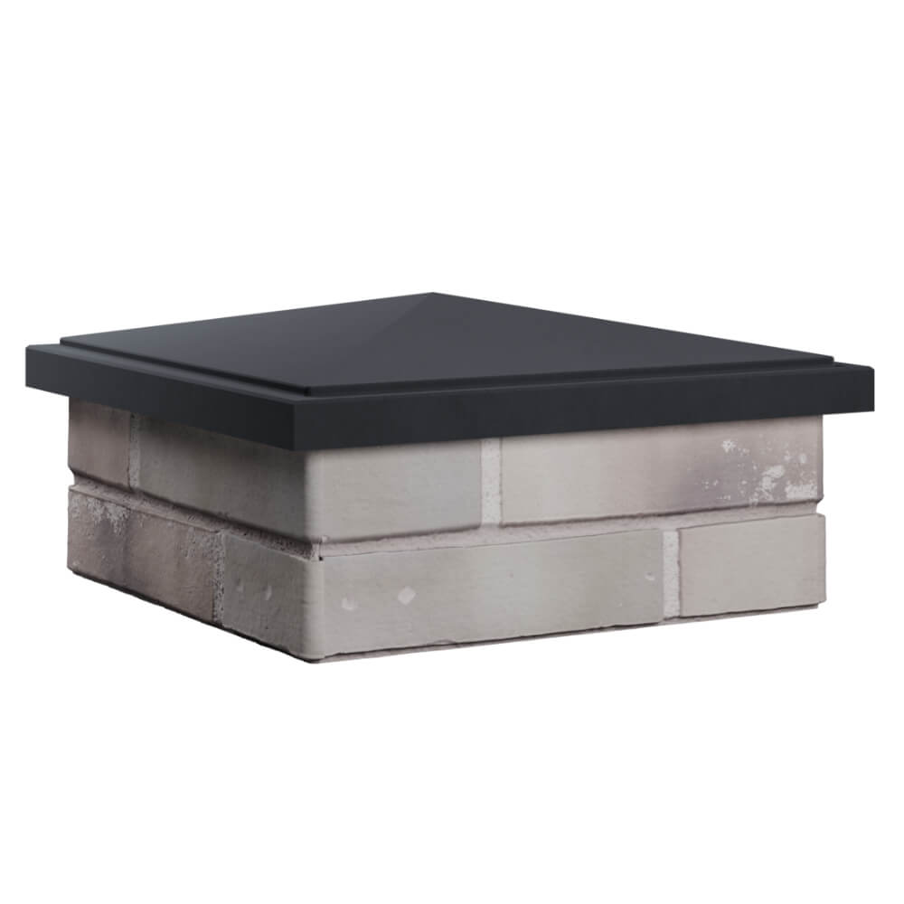 Колпак Zking БонаМоно Серый на столб 1.5х1.5 кирпича (385х385, 400х400мм) в Копейске фото