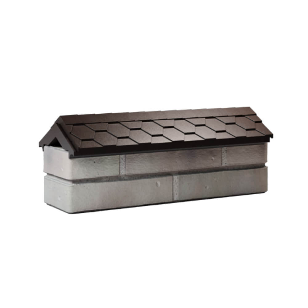 Парапет Zking Эверест Коричневый с посадкой на 0.5 кирпича (130мм) Копейск фото